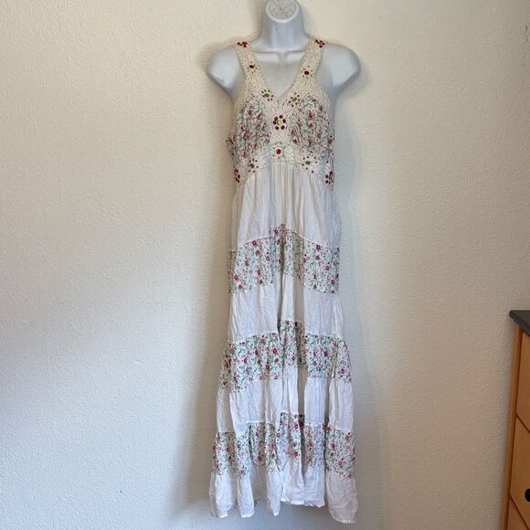 Palak Dresses & Skirts - Palak Tiered Floral Maxi Dress Large
